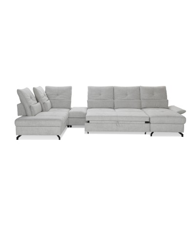 Ecksofa Malva mit Schlaffunktion und Container
